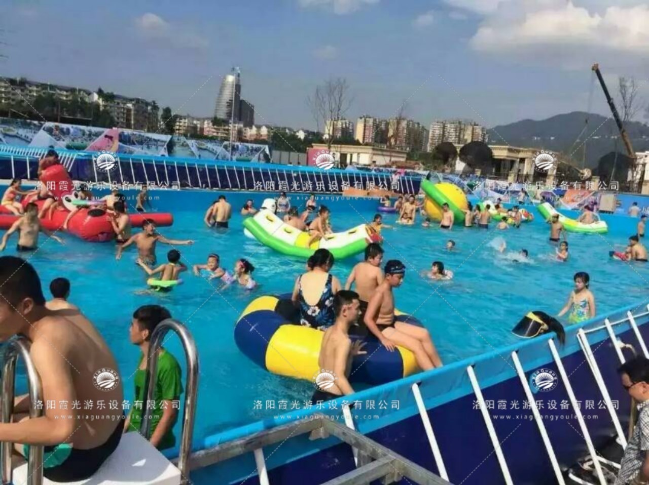 丛台支架泳池